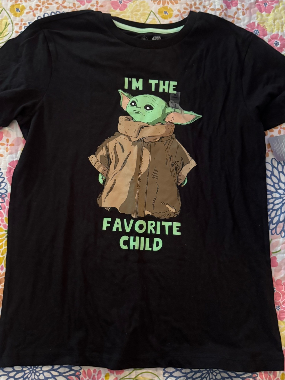 NWT men’s medium baby yoda grugu I’m the favorite child - Picture 1 of 3